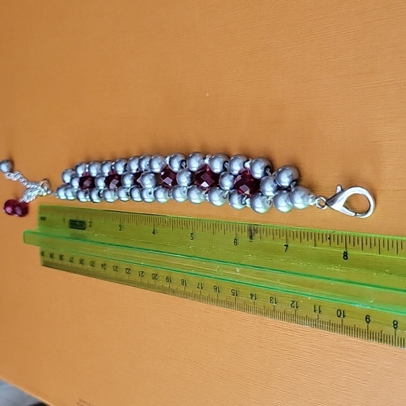 Flower design pearls beads bracelet - Picture 13 of 14